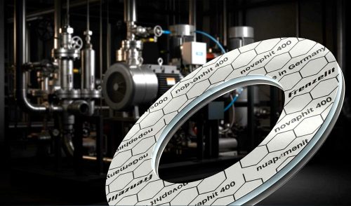 Прокладка Novaphit® Extra 400 из графита с армированием для агрессивных условий эксплуатации