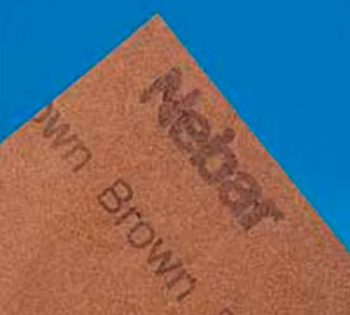 NEBAR Brown cork‑elastomer gasket sheet for mineral lubricating and hydraulic oils