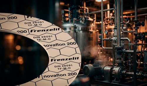 Novaflon 200 — уплотнитель из модифицированного ПТФЭ для работы в агрессивных щелочных средах