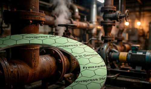 Прокладочный материал Novapress®260 для систем отопления и трубопроводов.